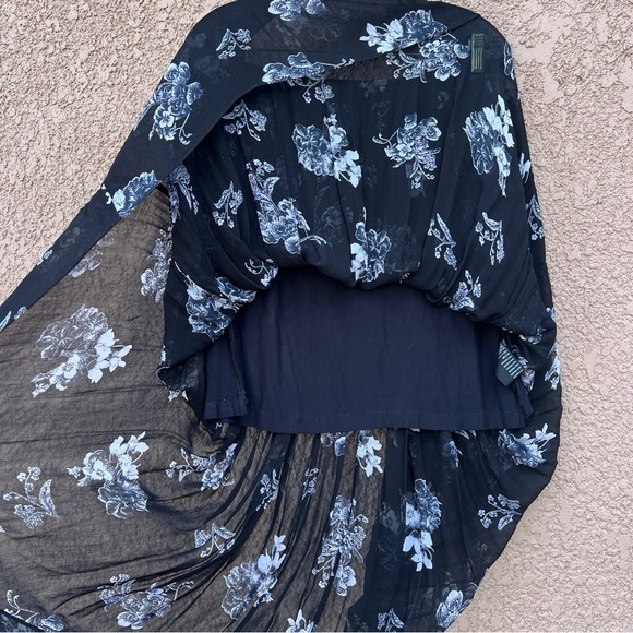 Free People Feminine‎ Floral Skirt Size Medium Fairycore Modest Feminine - Picture 10 of 14